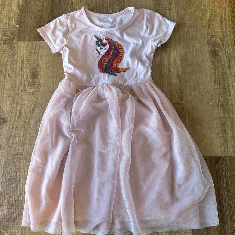 Wonder Nation Light Pink‎ Unicorn Kids' Dress